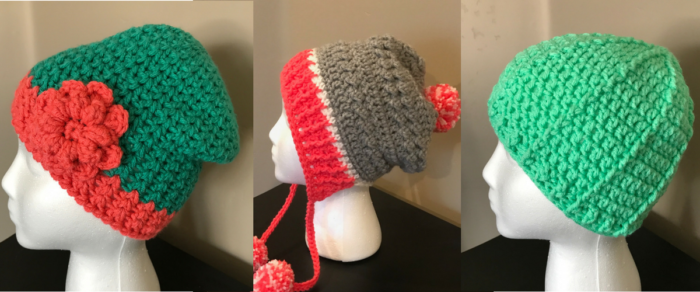 Three Quick Easy Crochet Hats for Winter