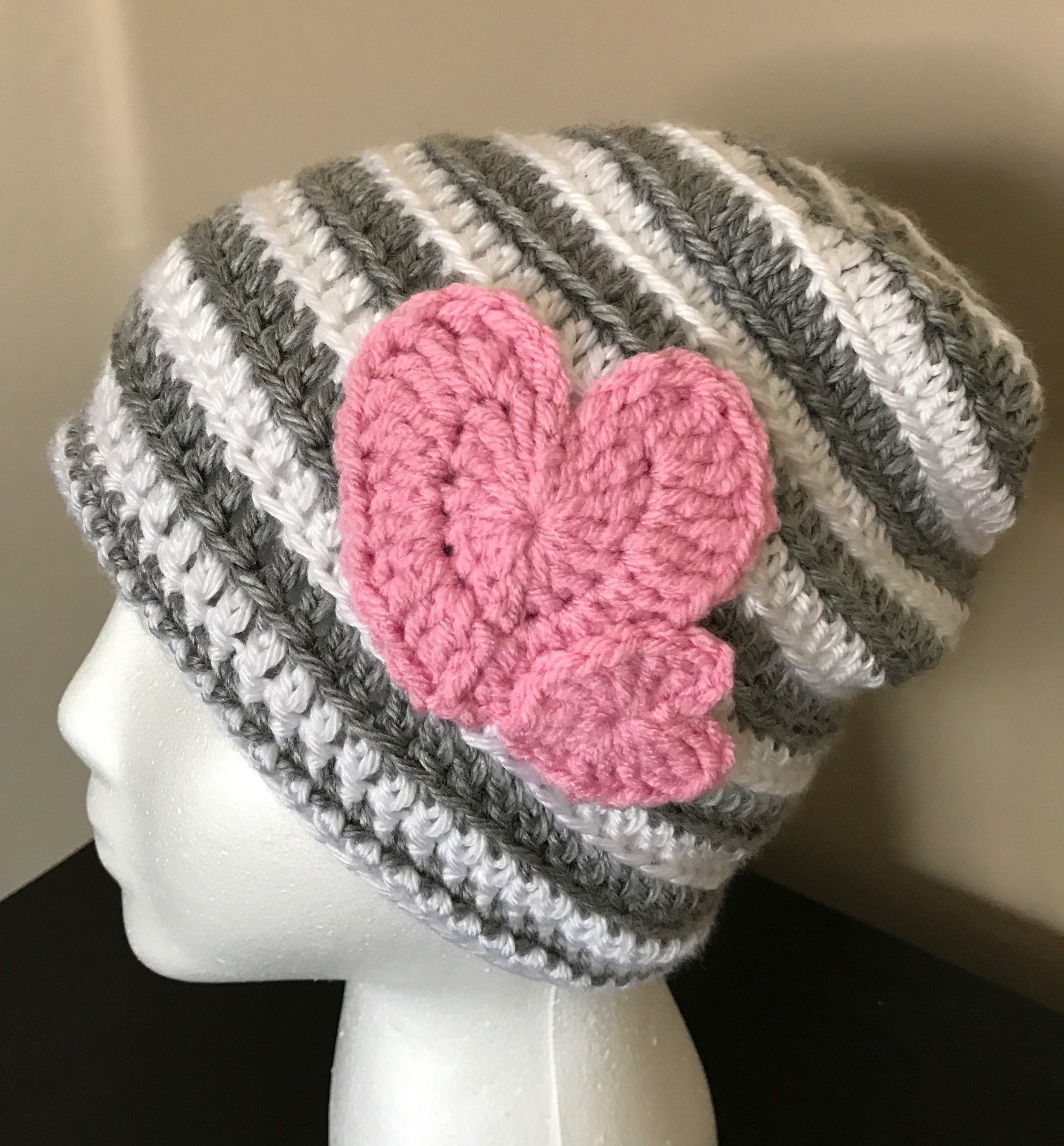 Stripes and Hearts, Valentine Hats you'll love